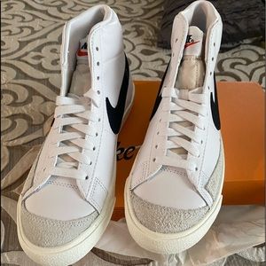 Nike w Blazer mid 77 basketball sneakers.